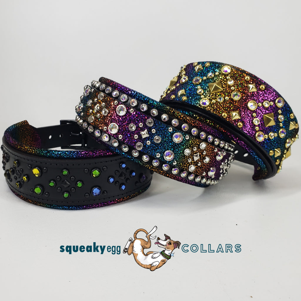 Rainbow Sparkle Leather Collection