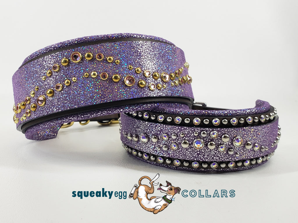 Lilac Sparkle Specialty Leather