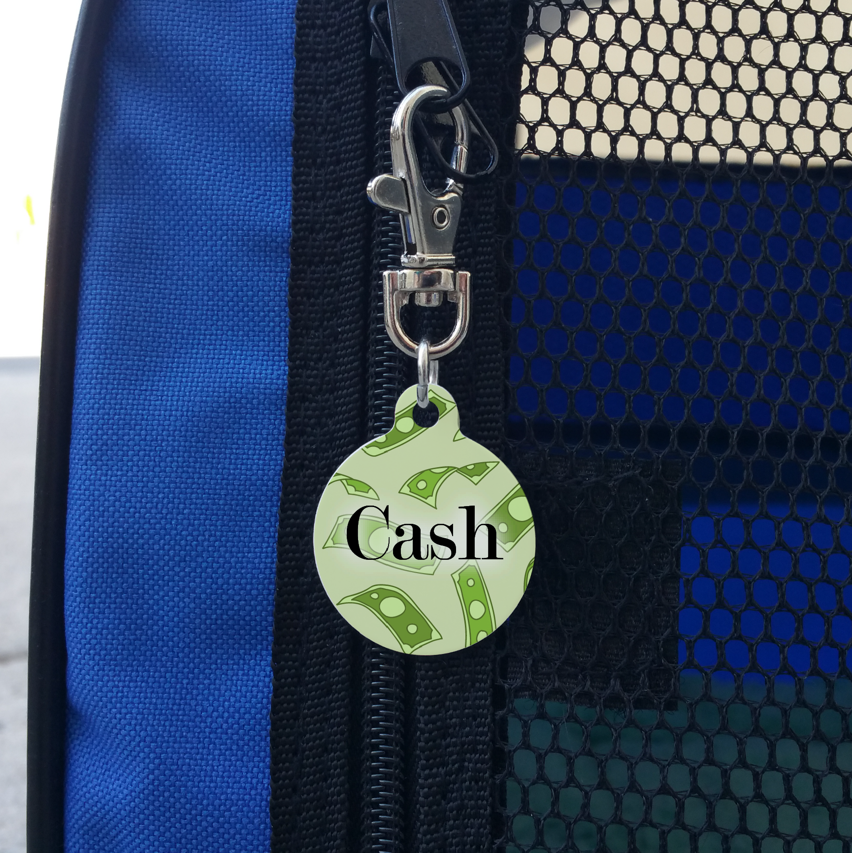 Cash - Zipper Pull – Squeaky Egg Shop