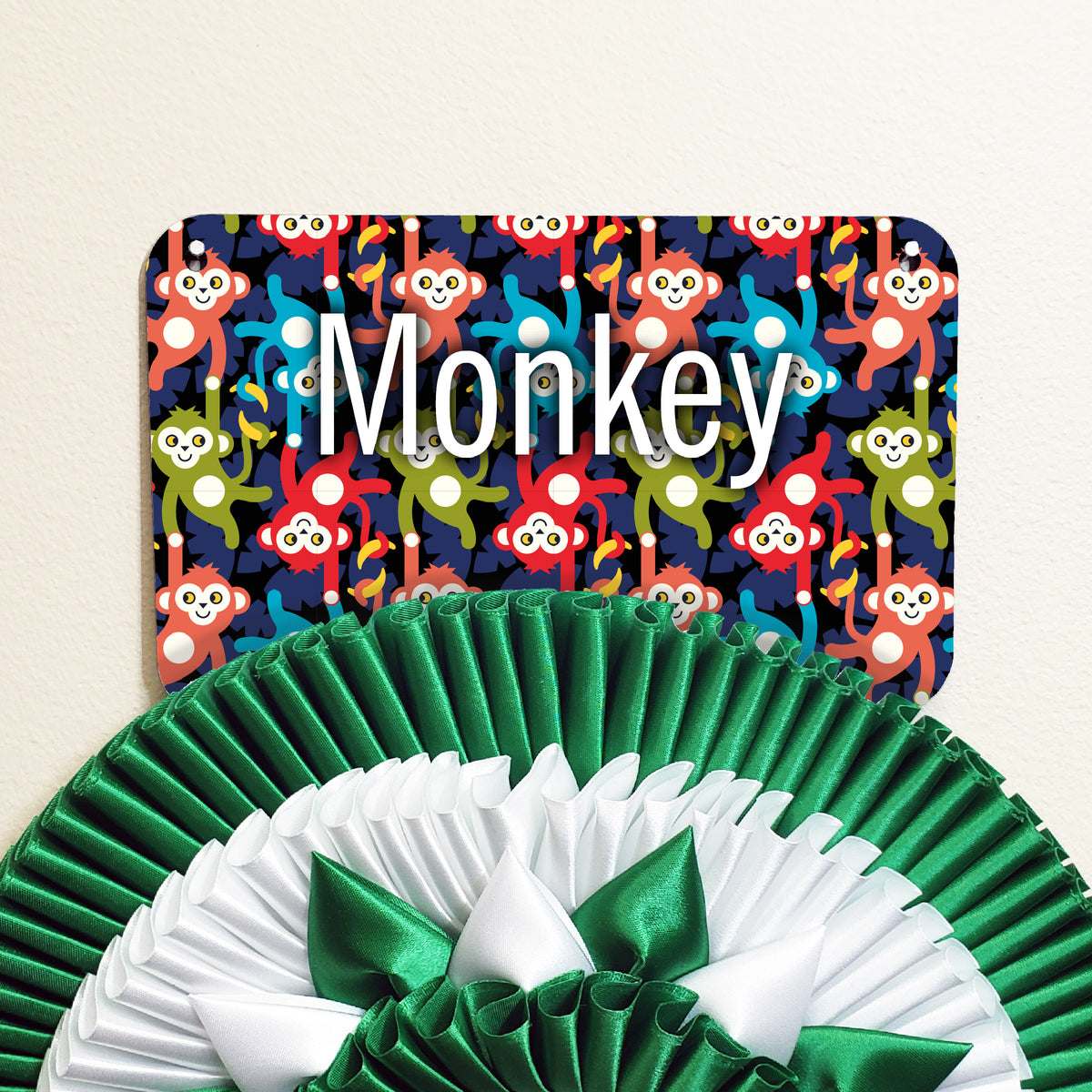 Monkey - Rosette Ribbon Holder – Squeaky Egg Shop
